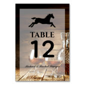 Numéro De Table Rustic Bourbon Derby Horse Racing Party (Par défaut)
