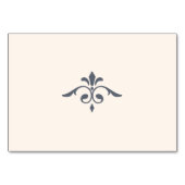 Numéro De Table Rustique Filigree, Mariage (Dos)