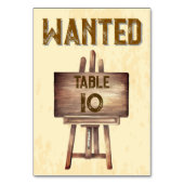 Numéro De Table Rustique Mariage occidental 🤠 Charme de pays (Par défaut)