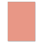 Numéro De Table Rustique Pays Terracotta Blush Aquarelle Florale (Dos)