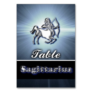 Numéro De Table Sagittaire