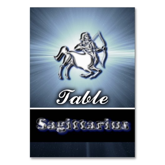 Numéro De Table Sagittaire (Par défaut)