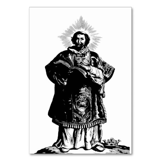 Numéro De Table Saint Adalbert de Prague Evêque et Martyr (Par défaut)