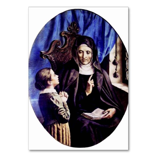 Numéro De Table Sainte Angèle Merici Patronne des Éducateurs et (Par défaut)