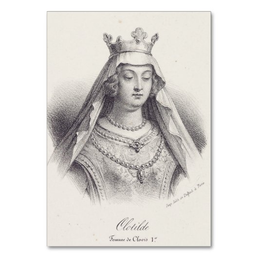 Numéro De Table Sainte Clotilde seconde épouse de Clovis (Par défaut)