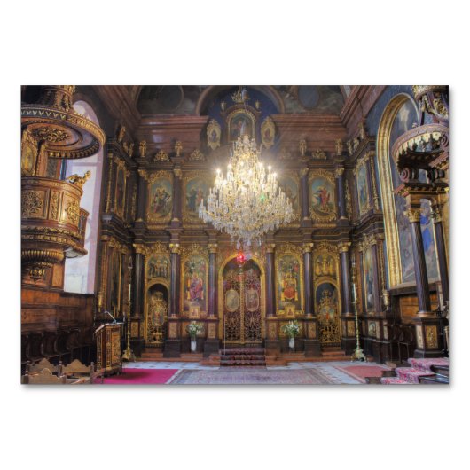 Numéro De Table Sainte Trinité Église grecque orthodoxe (Devant)