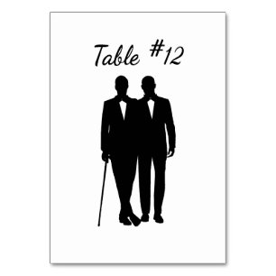 Numéro De Table Salles de Mariage gay avec nombre