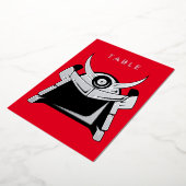 Numéro de table Samouraï (Rotation)