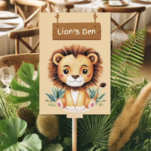 Numéro De Table Sauvage Lion’s Den Jungle Safari