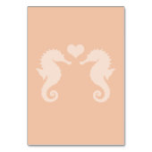 Numéro De Table Seaside Sparkle et Sunset Dreams (Dos)