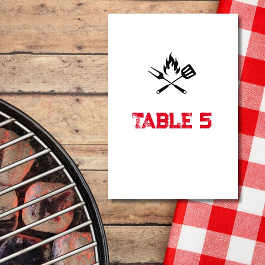 Numéro De Table Seating Chart BBQ Baby couples thème baby shower