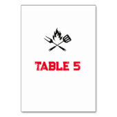 Numéro De Table Seating Chart BBQ Baby couples thème baby shower (Par défaut)