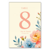 Numéro De Table Sérénade dans le jardin (Dos)