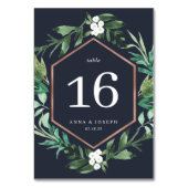 Numéro De Table Serre | Mariage botanique aquarelle (Par défaut)