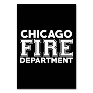 Numéro De Table Service des pompiers de Chicago Secourt