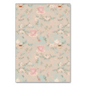 Numéro De Table Shabby chic Tea Party Fête des mariées (Dos)