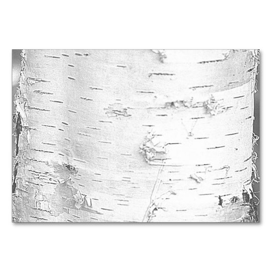 Numéro De Table SIGNE Mariage Réservé Birch Tree (Dos)