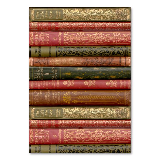 Numéro De Table Signet Book Spines (Bee) (Dos)