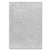 Numéro De Table Silver faux parties scintillant gris ombre mariage (Dos)