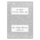 Numéro De Table Silver faux parties scintillant gris ombre mariage (Par défaut)