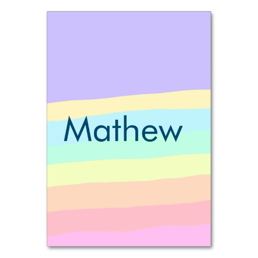 Numéro De Table simple lettre initiale monogramme ajouter votre no (Dos)