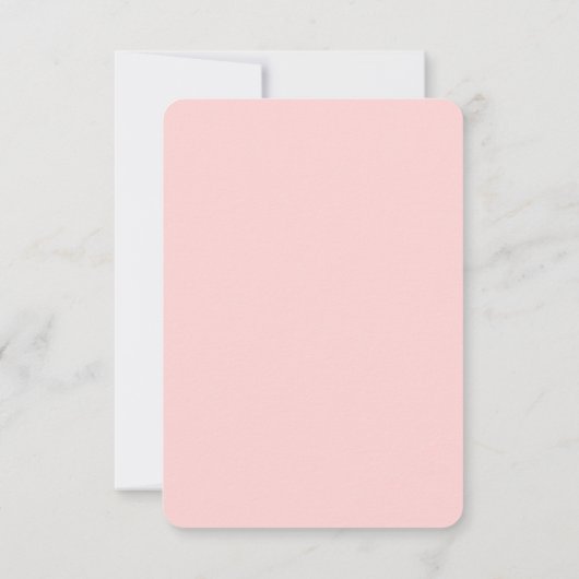 Numéro de table simple Mariage Art déco rose (Dos)