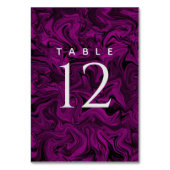 Numéro De Table Simple Mariage Violet (Par défaut)