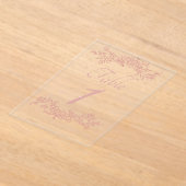 Numéro de table Simple Minimaliste Clair (Poser)