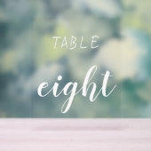 Numéro de table simple moderne (Neutre)