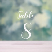 Numéro de table simple moderne (Neutre)