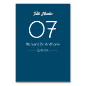 Numéro De Table Simplement Moderne, Mariage à la Mode (Par défaut)