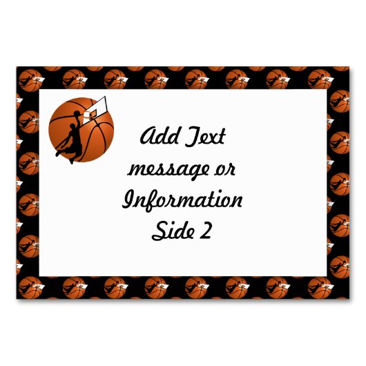 Numéro De Table Slam Dunk Basketball (Dos)