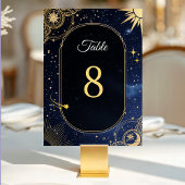 Numéro De Table Soleil céleste et mariage de lune