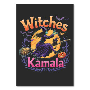 Numéro De Table Sorcières Pour Kamala Enfless Chat Lady Halloween