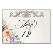 Numéro De Table Spring Wildflowers - Ivory (Devant)