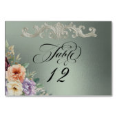 Numéro De Table Spring Wildflowers - Sage (Dos)