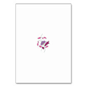 Numéro De Table Style Ndrrmc, Purple Doux, Jazzberry Jam (Dos)