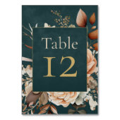 Numéro De Table Summer Forest Witch Teal Table Number (Par défaut)