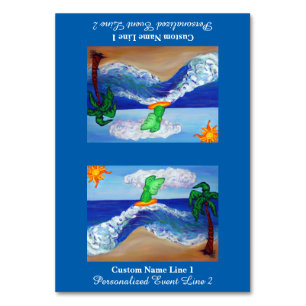 Numéro De Table Surf Raphael Angel Tente de table personnalisée