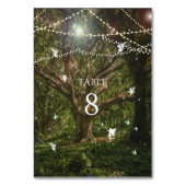 Numéro De Table Sweet sixteen, Forêt Enchantée, Fées (Dos)