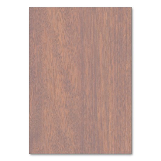 Numéro De Table Symbole Taurus Zodiac en Mahogany Style imprimé (Dos)