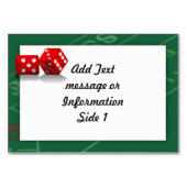 Numéro De Table Table de craps avec dés Las Vegas (Devant)