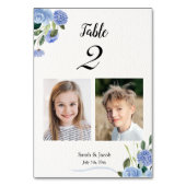 Numéro De Table Table des photos d'enfance Numéro de mariage flora (Dos)