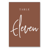 Numéro De Table Table ELEVÉE À Écriture À Main Roue (Par défaut)