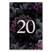 Numéro De Table Table Fleurie Violet Humeur 20 (Dos)