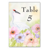 Numéro De Table Table Number Whooping Crane Anemones  (Par défaut)