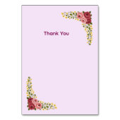 Numéro De Table Table Tent Sign (Par défaut)