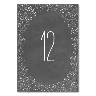 Numéro De Table Tableau de bord inspiré du tableau du bébé