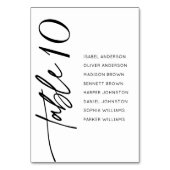 Numéro De Table Tableau de placement de mariage à l'écriture calli (Par défaut)