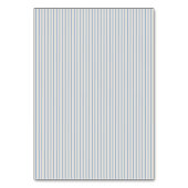 Numéro De Table Tableau de placement de mariage à rayures bleues O (Dos)